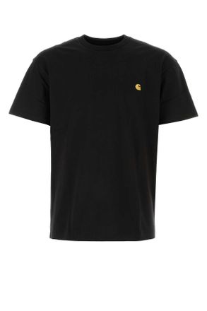Carhartt Work in Progress Carhartt Wip Black Cotton S/S Chase T Shirt