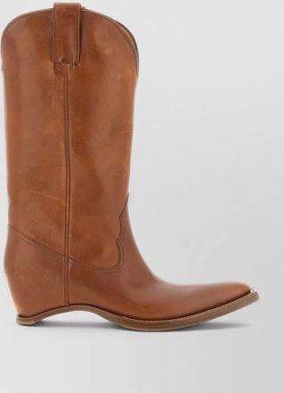 Maison Margiela leather heel-less ankle boots