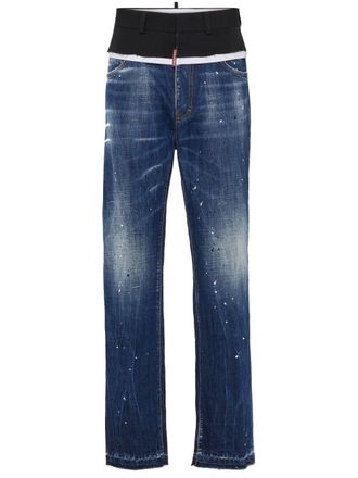 Dsquared2 Jeans con effetto vernice - Blu