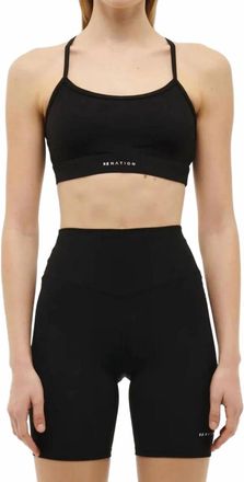 P.E Nation Signature Sports Bra In Black