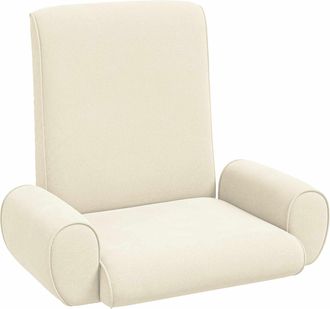 vidaXL Sill&oacute;n Ajustable Crema Terciopelo Granuloso Vidaxl