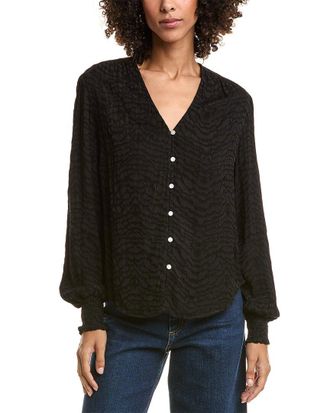 Bella Dahl Jacquard Button-Up Shirt