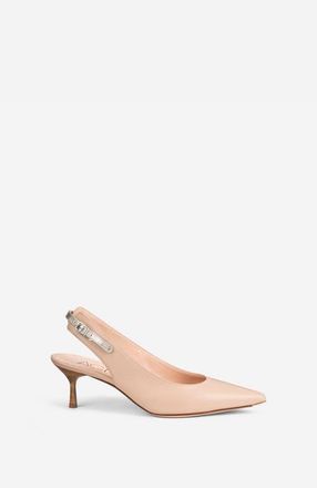 AGL Stana Leather Sling Back in Powder Pink at Nordstrom, Size 38.5