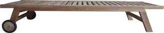 Milani Home Milani Home - Tikau - Lettino Con Ruote In Teak