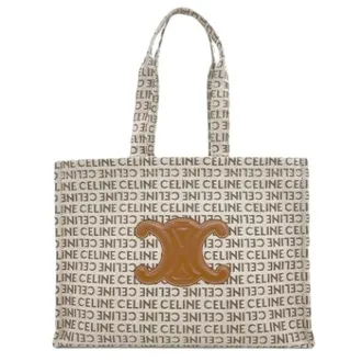 Celine Pre-owned Tote Bags, female, White, Size: ONE SIZE Pre-owned Vintage Tote Bag