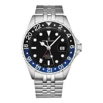 Revue Thommen Accessoires, Heren, Zwart, ONE Size, Swiss Diver Watch GMT