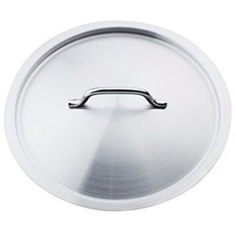 Pentole Agnelli Pentole Agnelli Inox Coperchio con Ponticello, Argento, 32 cm
