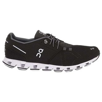 On Cloud Mesh Mens Lace Up Trainers - Black White - Size:UK 12.5