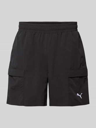 Puma Relaxed Fit Shorts mit Label-Stitching in Black, Gr&ouml;&szlig;e XXL