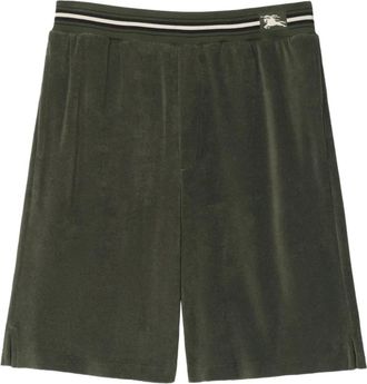 Burberry Shorts con vita elasticizzata - Verde
