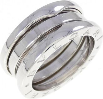 Bulgari White Gold White Gold (18K) Band Ring (Pre-Owned)