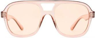 AIRE Whirlpool 53mm Aviator Sunglasses in Sand /Peach Tint at Nordstrom