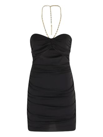 Amen chain-detail mini dress - Black
