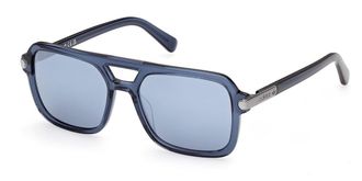 adidas OR0149 90X Mens Sunglasses Blue Size 54