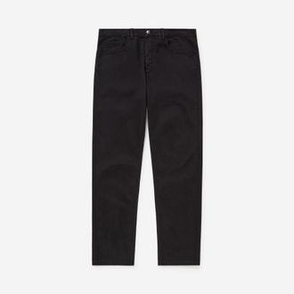 Oliver Sweeney Mens Brushed Cotton 5 Pocket Trousers - Black - Size 38 (Waist)