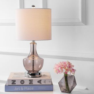 Jonathan Y Designs Colette 20 Mini Glass Table Lamp (Set of 2)