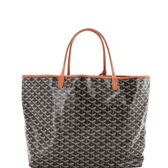 Goyard Saint Louis Reversible Tote Coated Canvas and Printed Canvas GM