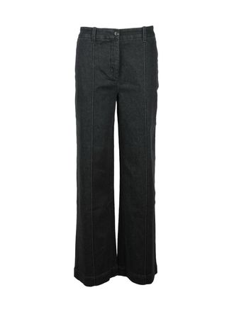 Eleventy Grey Cotton-Blend Stretch Straight-Leg Jeans