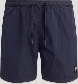 Belstaff Clipper Swimshort Mens Tiller Cloth Dark Ink Size 2XL