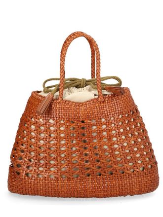 Dragon Diffusion Womens Shoulder Bag Santa Cano Buff Leather