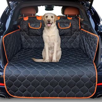 OEM Funda Universal Para Maletero De Coche Para Perros: Protecci&oacute;n Lateral + Borde De Carga, Impermeable Y Resistente A Los Ara&ntilde;azos, F&aacute;cil Instalaci&oacute;n