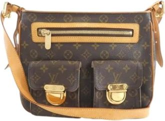 Louis Vuitton Pre-owned Cross Body Bags, female, Brown, Size: ONE SIZE Pre-owned Hudson GM Shoulder Bag