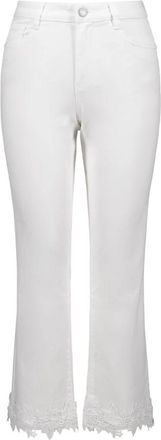 Joseph Ribkoff Cropped Broeken - Dames - Vrijetijds broeken - Wit - M - Broeken