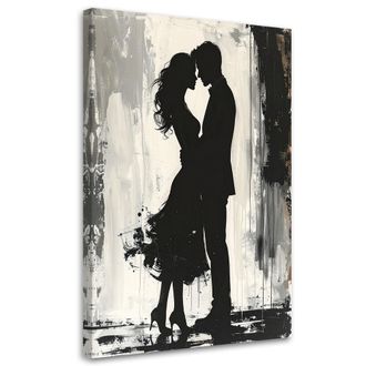 Feeby Impresi&oacute;n De Imagen Pareja Enamorada Amor Blanco Y Negro 70x100
