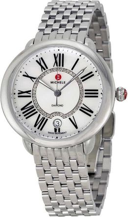 Michele Serein Mother of Pearl Dial Ladies Watch MWW21B000009