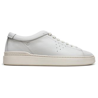 Clarks Craft Swift Leather Mens Comfort Trainers - White - Size:UK 10.5