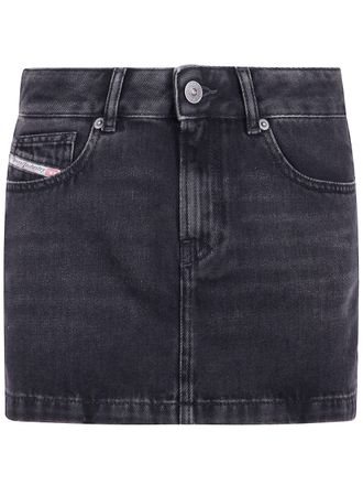 Diesel Ron Mini Denim Skirt