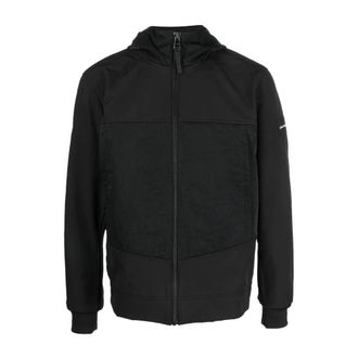Calvin Klein Zwarte Gekreukte Jas Polyester Elastaan - Heren - Zomerjassen - Zwart - XL - Polyester - Jassen