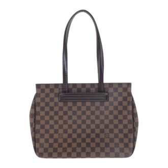 Louis Vuitton Pre-owned Tote Bags, female, Brown, Size: ONE SIZE Pre-owned Canvas Tote Bag