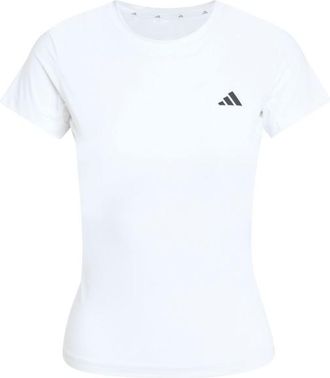 adidas Primelift Essentials Workout Contour Tee Funktionsshirt f&uuml;r Damen | wei&szlig;