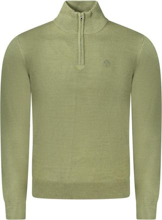 North Sails Trui met Halve Rits - Heren - Ronde hals truien - Groen - 2XL - Truien & Vesten