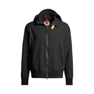 Parajumpers Zip-throughs, male, Black, Size: 2XL Abner Hooded Windbreaker
