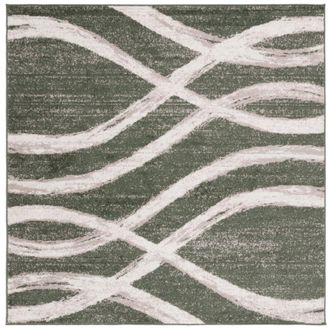 Safavieh Alfombra polipropileno beige/gris 183 x 183 cm
