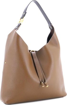Chloé Marcie NM Leather hobo bag - Brown