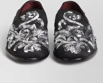 Dolce & Gabbana embroidered loafers