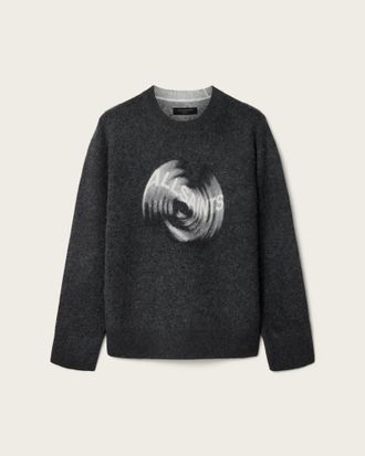 AllSaints Main: 32% Alpaca, 32% Merino Wool, 30% Polyamide, 6% Elastane Spinnin Alpaca Wool Blend Jumper, Size: XXL