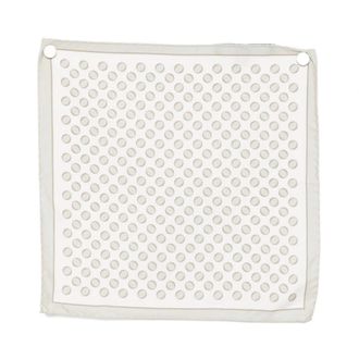 Tagliatore Silky Scarves, male, Beige, Size: ONE SIZE Fazzoletto da taschino a pois