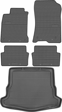OEM Juego De Alfombrillas De Goma Para Coche Y Maletero Para Renault Laguna Iii Hatchback/liftback (2007-2015)