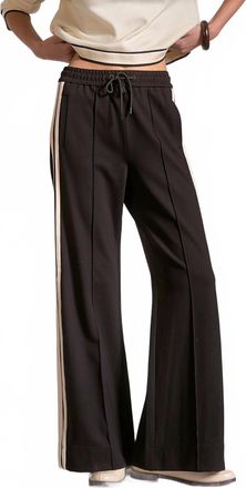 Elan Womens Lainey Track Pant In Black/natural