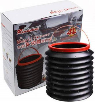 Trade Shop Trade Shop - Cestino Contenitore Box Porta Oggetti Per Auto Capacit&agrave; 4 Lt Pieghevole