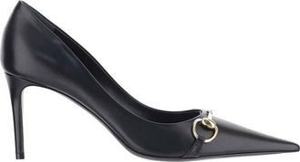 Gucci Black Clasp Pumps