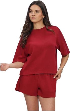 Moss Copenhagen Tops, Dames, Rood, S/M, T-shirts