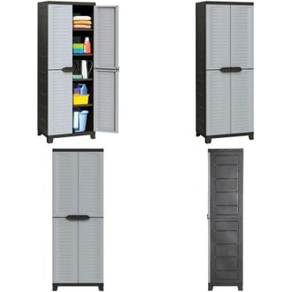 vidaXL Armadietto in Plastica 65x45x181 cm - Organizzatore casa - Armadietto per garage