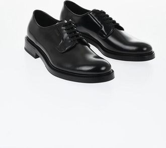 Prada Leather Derby Shoes with Rubber Sole size 44,5