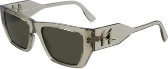 Karl Lagerfeld Sunglasses, unisex, Brown, Size: ONE SIZE Injected Frame Sunglasses with Gradient Lenses