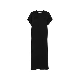Tela Wikkeljurk - Dames - Maxi kleedjes - Zwart - S - Kleedjes